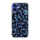 Blue Diamonds Pattern iPhone 16 / 16 Plus Case