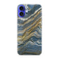 Blue Wave Marble iPhone 16 / 16 Plus Case