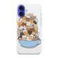 Cats on A Bowl iPhone 16 / 16 Plus Case