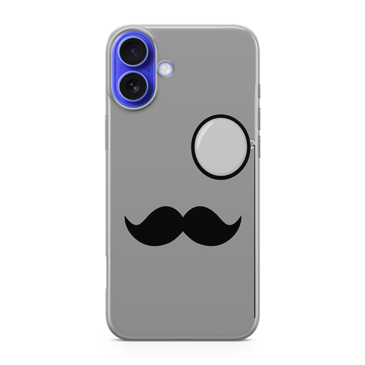 Classy Mustache iPhone 16 / 16 Plus Case