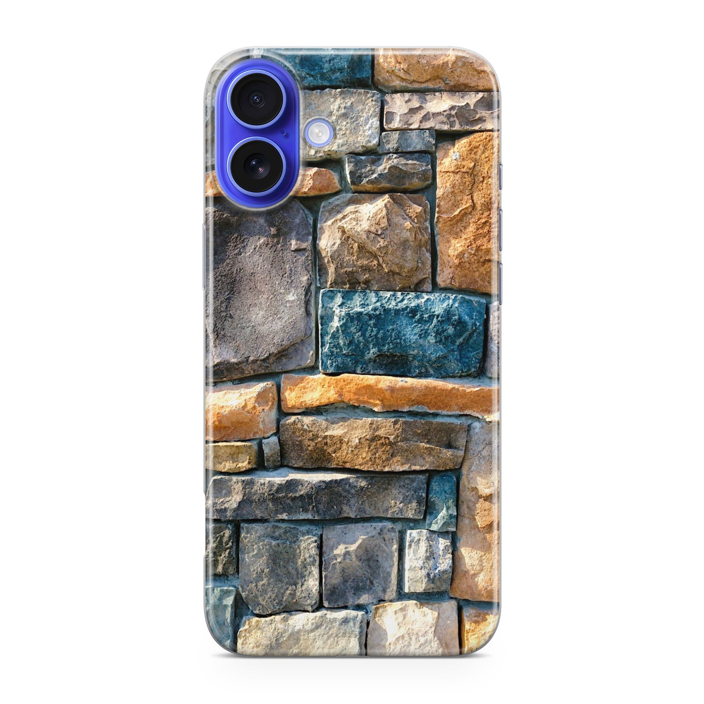 Colored Stone Piles iPhone 16 / 16 Plus Case