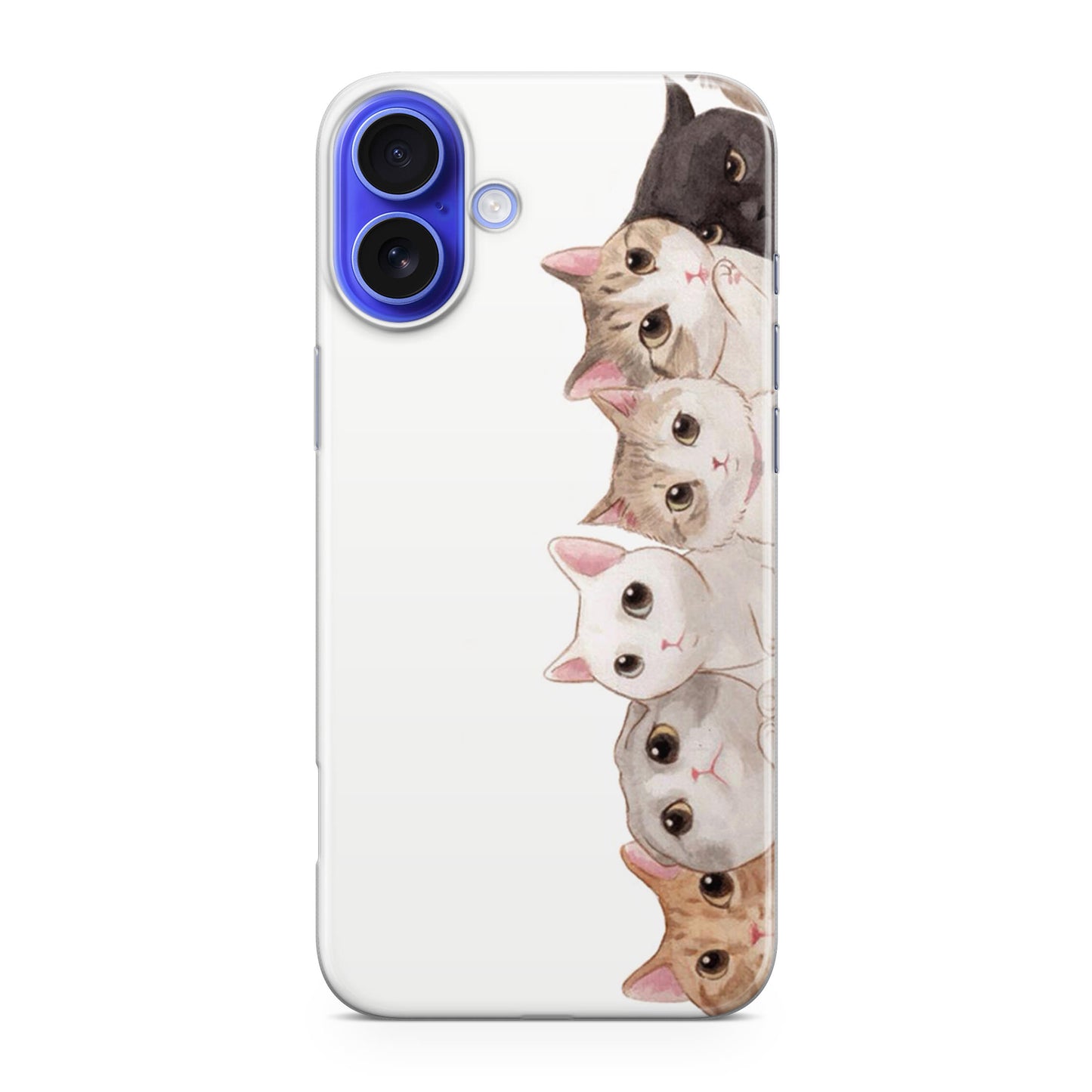 Cute Cats Vertical iPhone 16 / 16 Plus Case