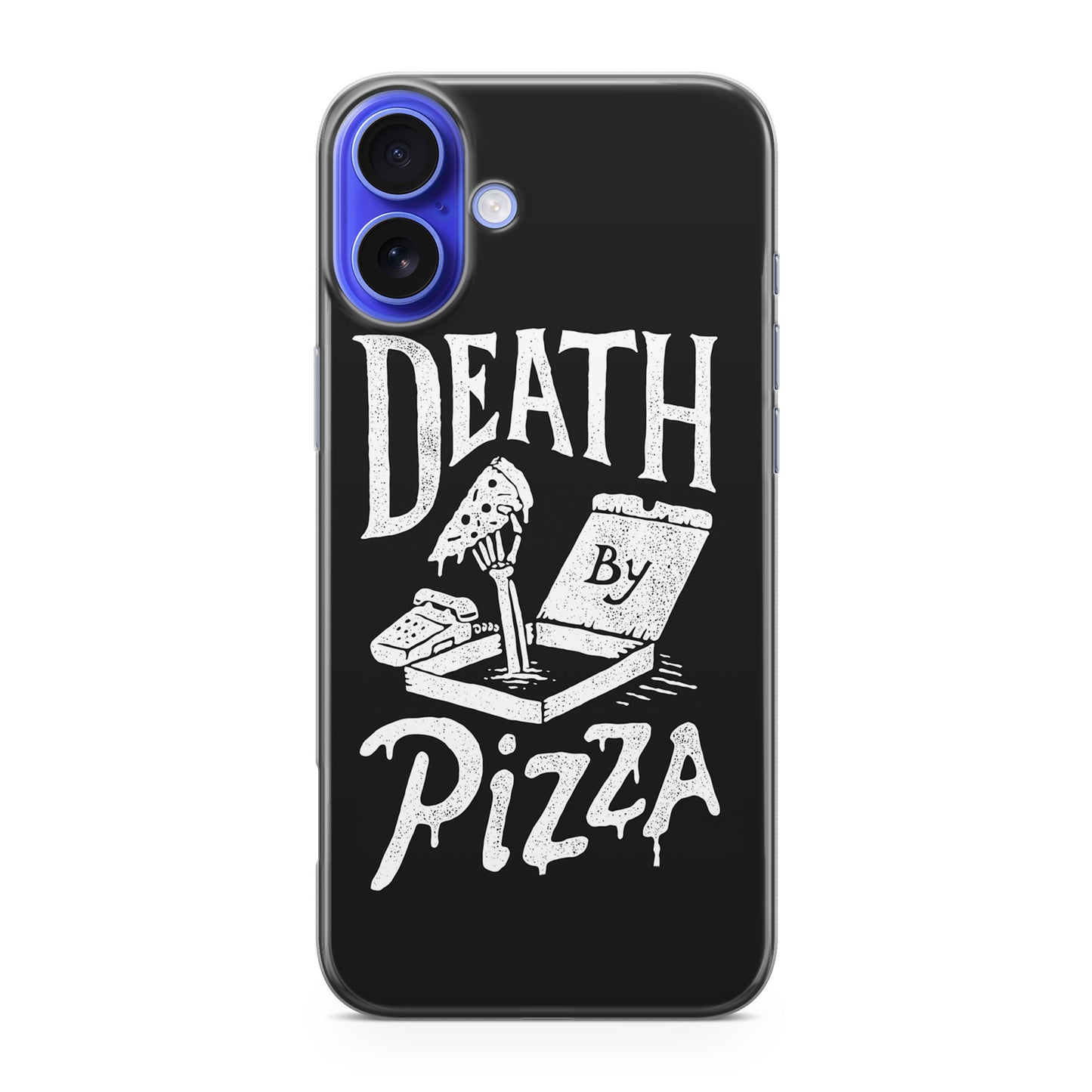 Death By Pizza iPhone 16 / 16 Plus Case