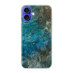 Deep Ocean Marble iPhone 16 / 16 Plus Case