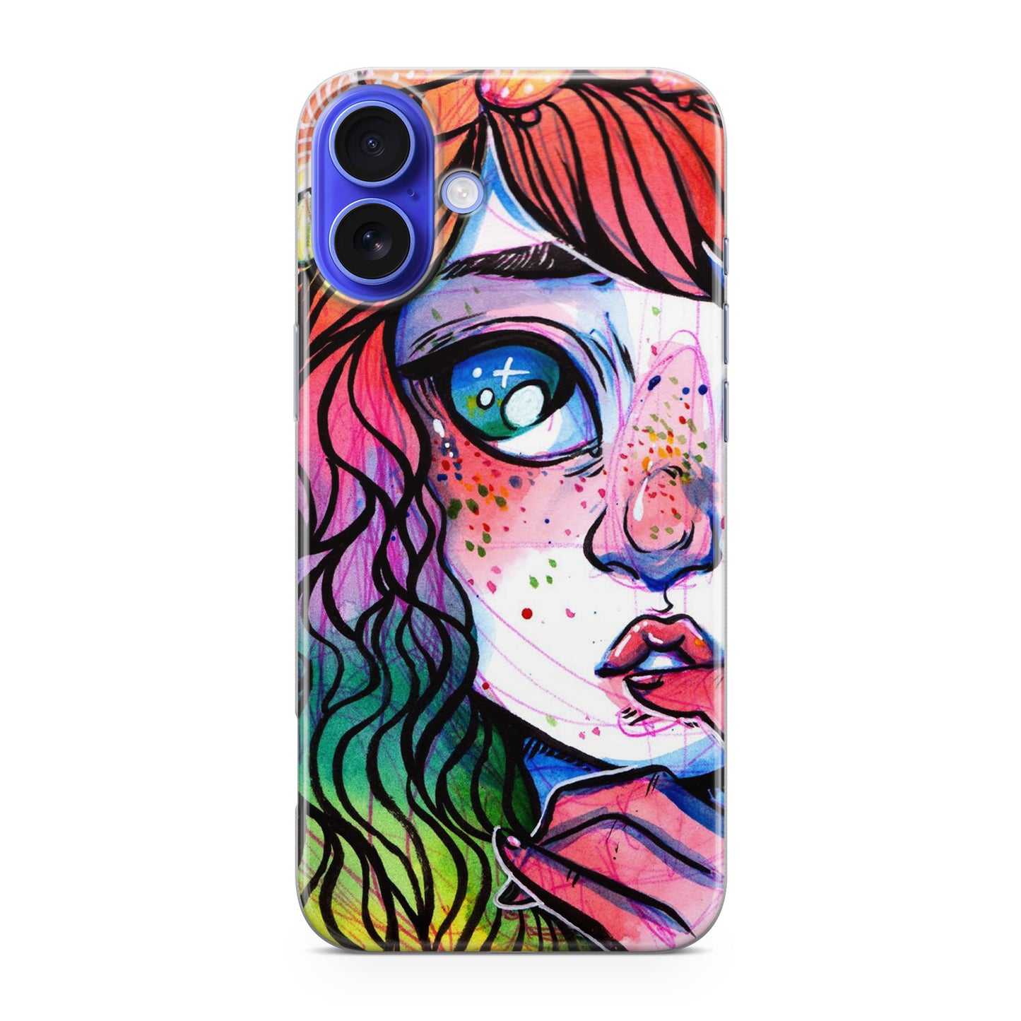 Eyes And Braids iPhone 16 / 16 Plus Case