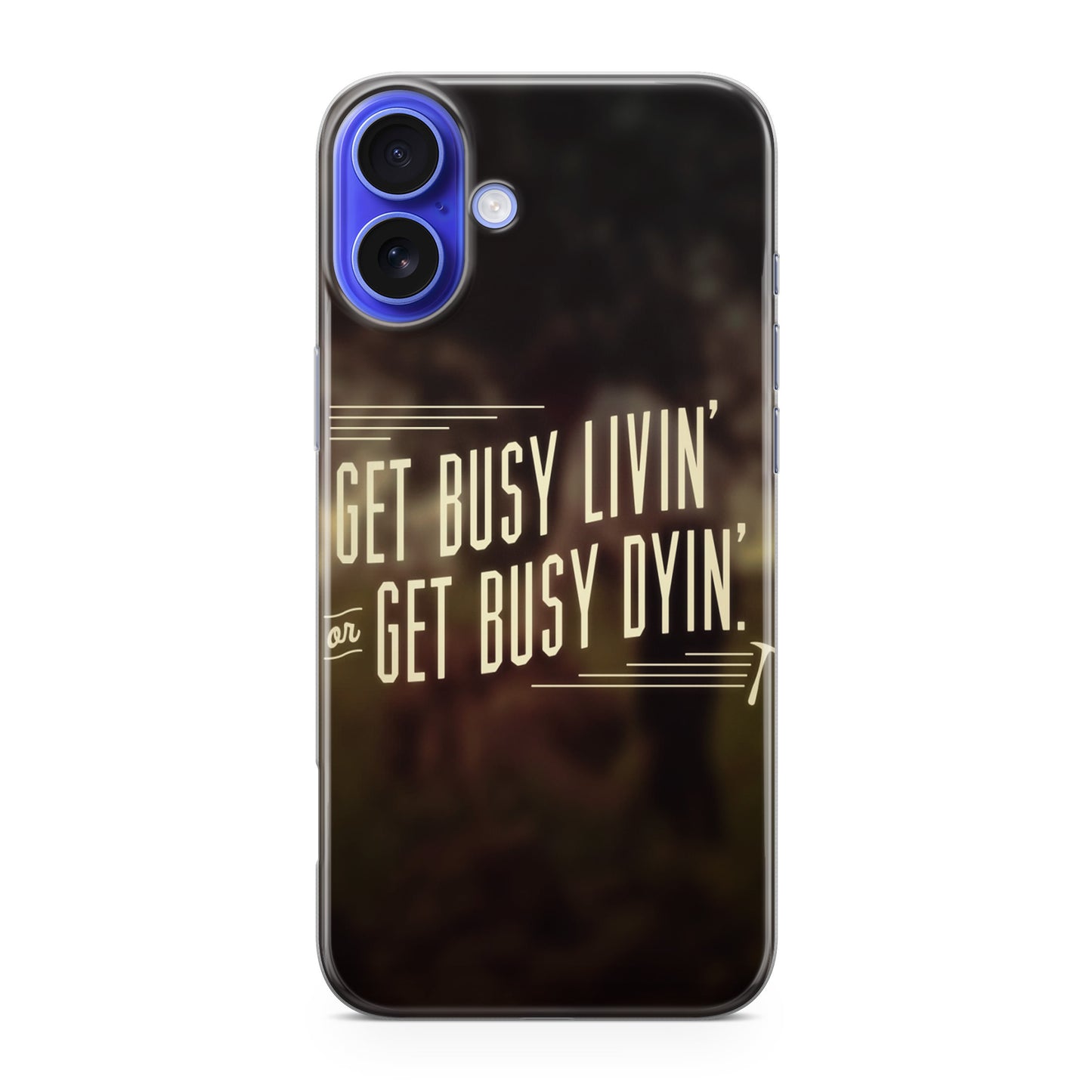 Get Living or Get Dying iPhone 16 / 16 Plus Case