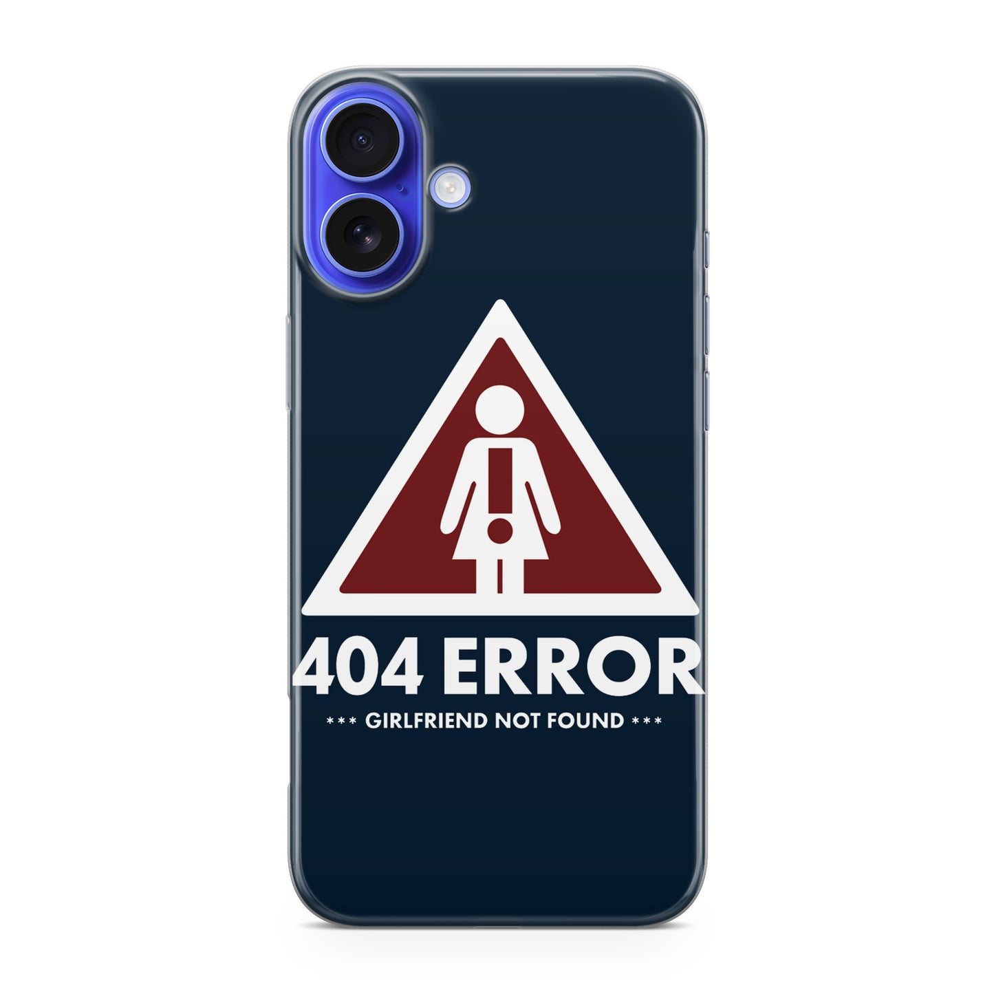 Girlfriend Not Found Error iPhone 16 / 16 Plus Case