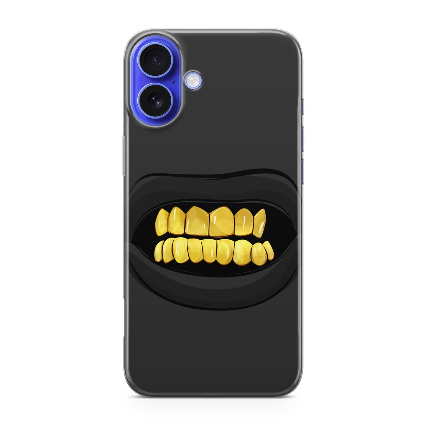 Gold Grillz iPhone 16 / 16 Plus Case