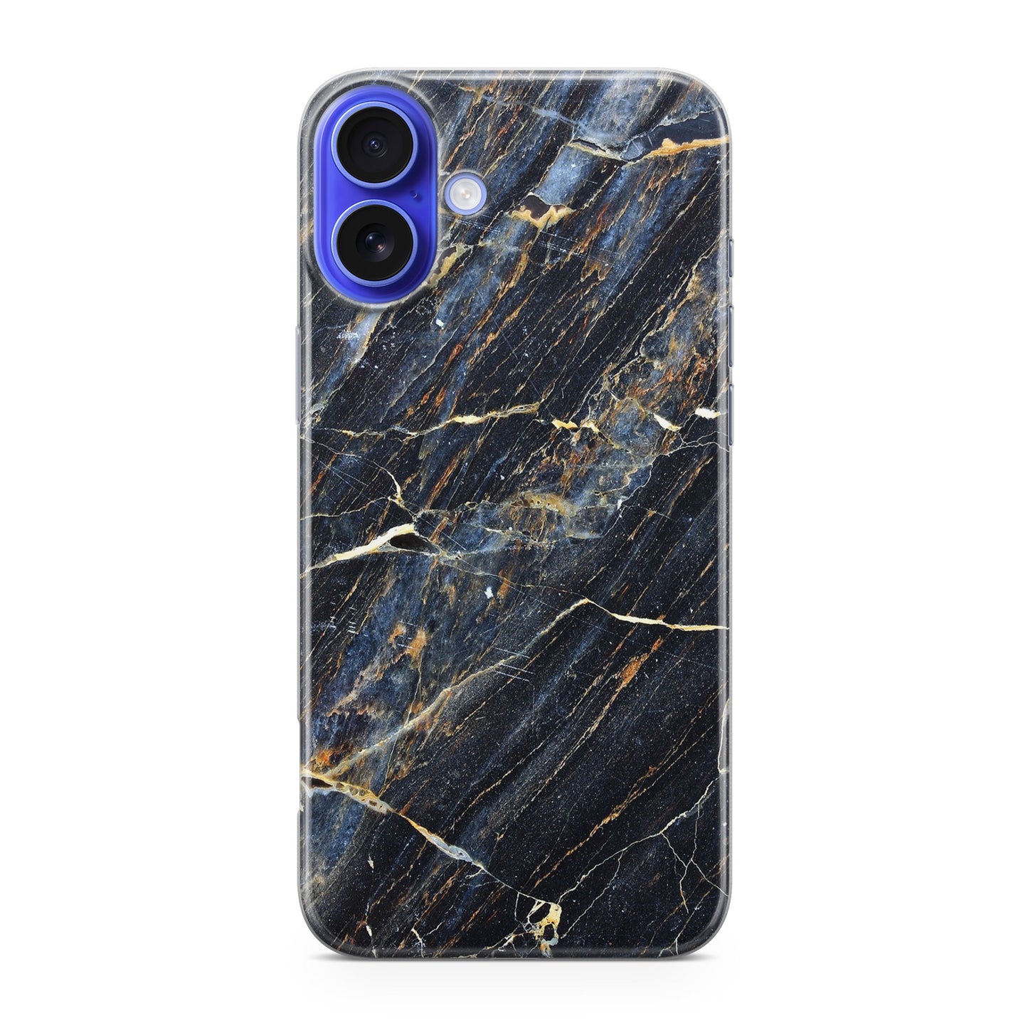 Golden Black Marble iPhone 16 / 16 Plus Case