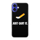 Just Quit Smoking iPhone 16 / 16 Plus Case