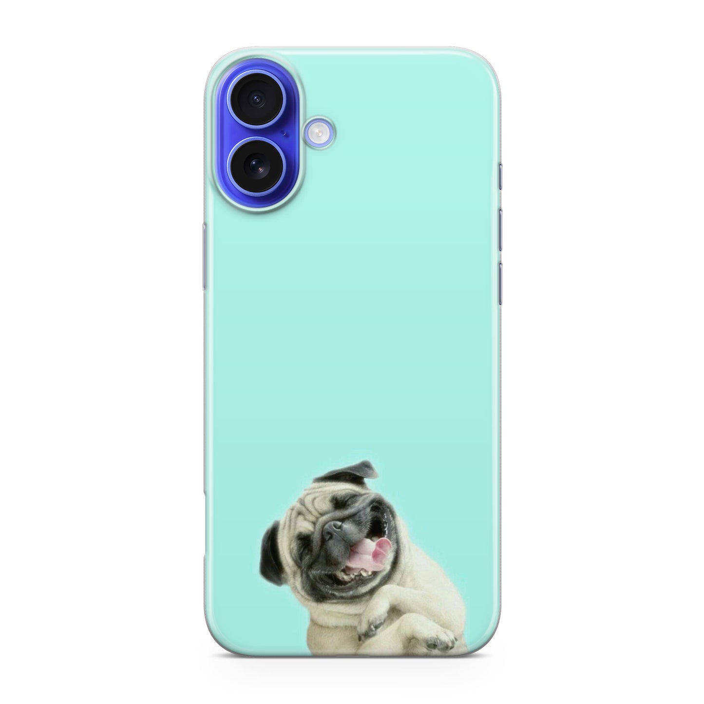 Laughing Pug iPhone 16 / 16 Plus Case