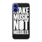 Make Music Not Missiles iPhone 16 / 16 Plus Case