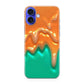 Orange Paint Dripping iPhone 16 / 16 Plus Case