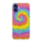 Pastel Rainbow Tie Dye iPhone 16 / 16 Plus Case