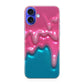 Pink Paint Dripping iPhone 16 / 16 Plus Case