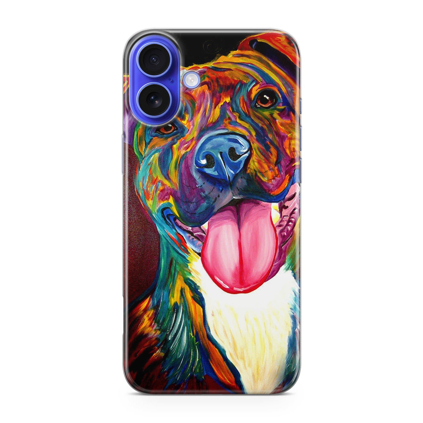 Pitbull Painting Art iPhone 16 / 16 Plus Case