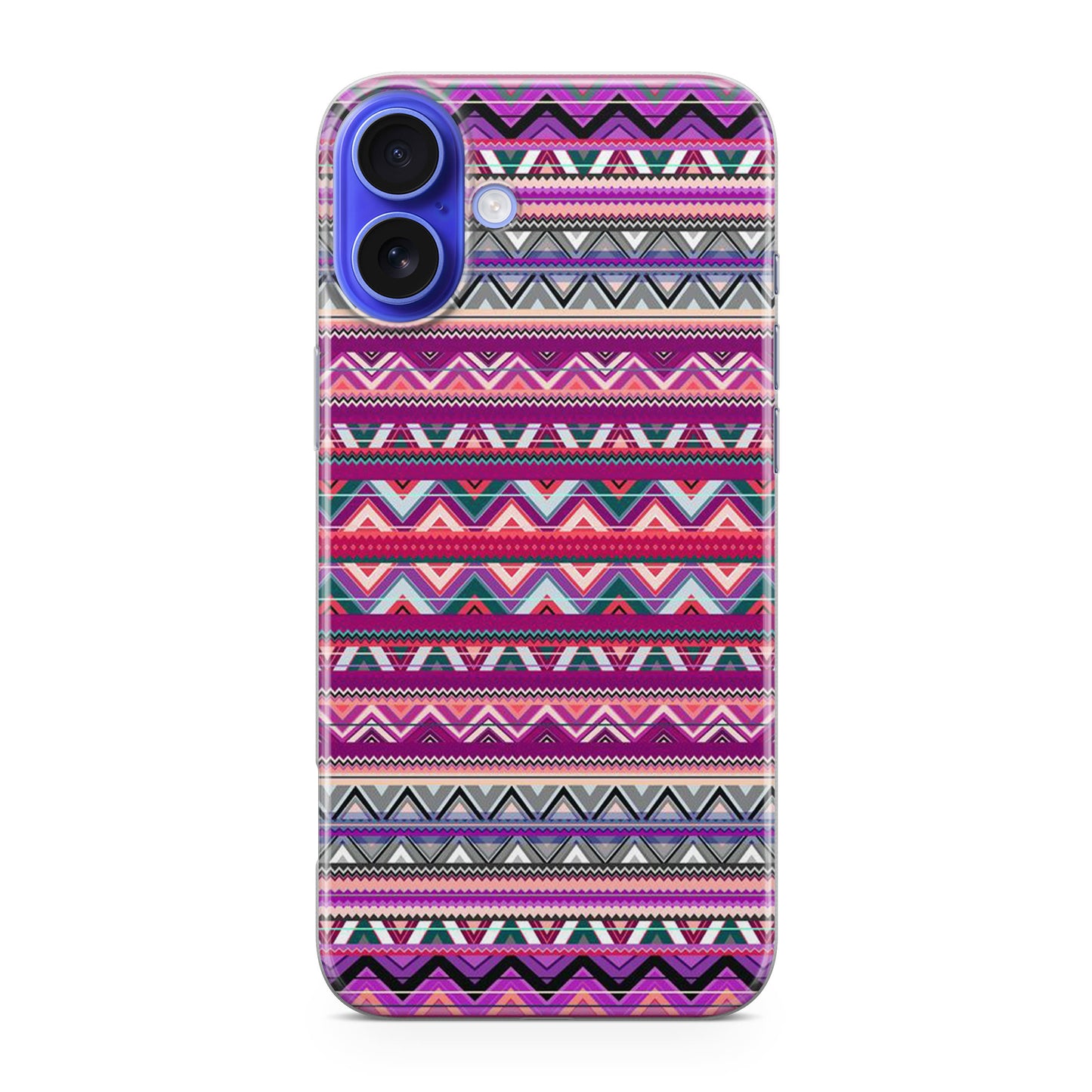 Purple Aztec Art iPhone 16 / 16 Plus Case