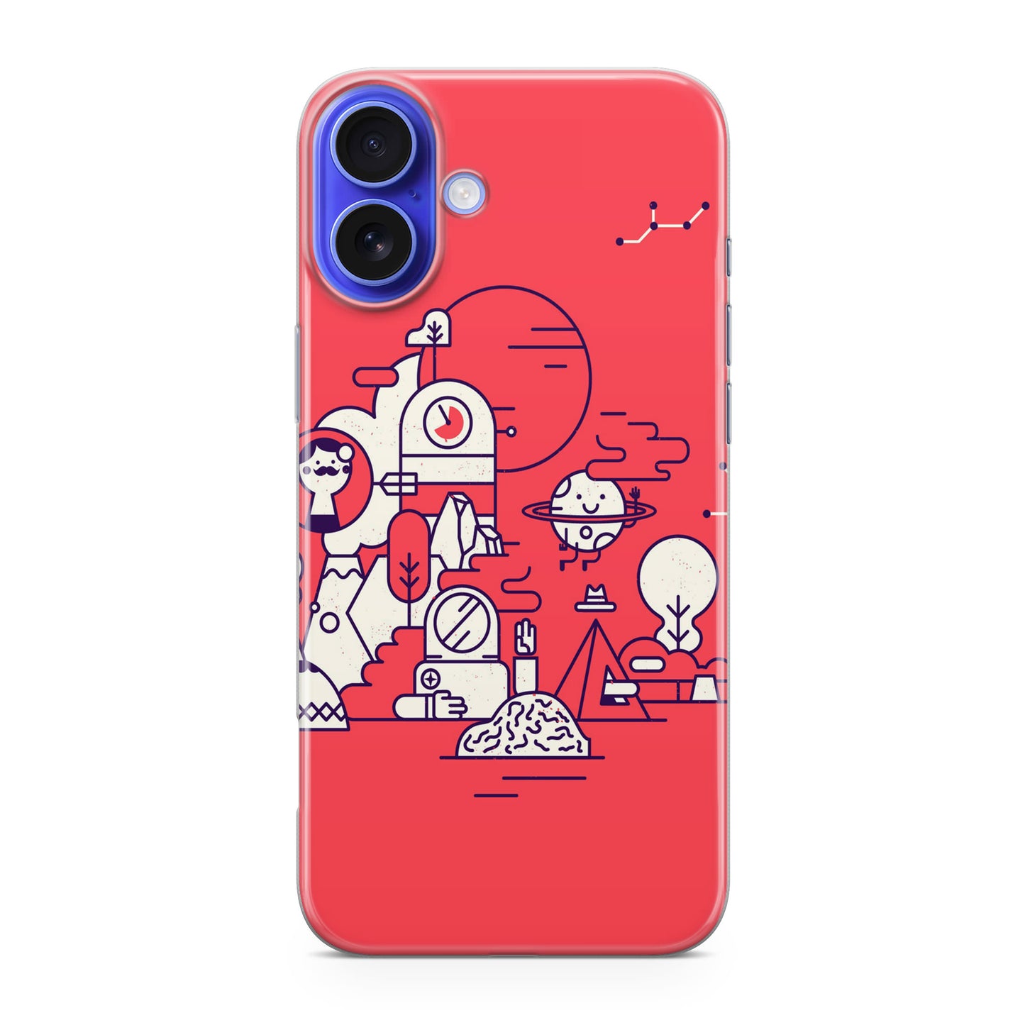 Red Planet iPhone 16 / 16 Plus Case