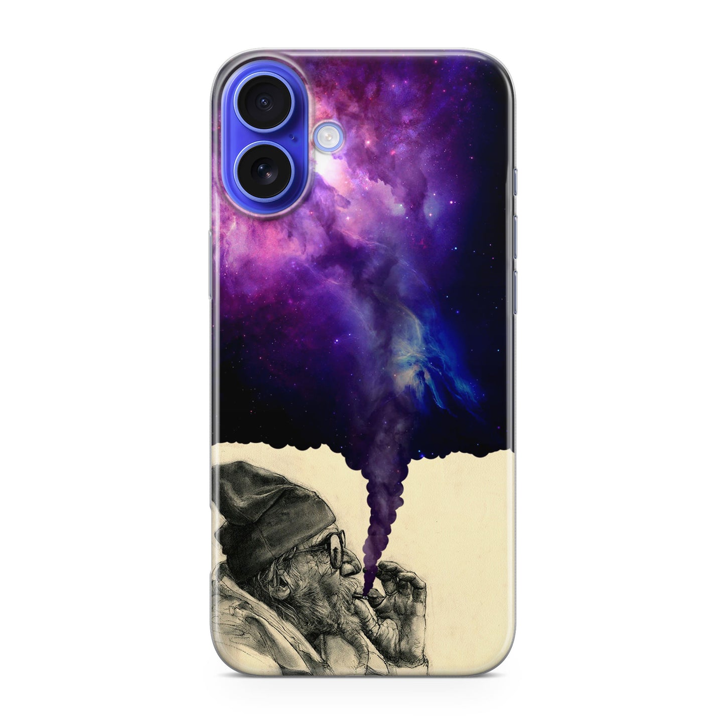 Smoking Galaxy iPhone 16 / 16 Plus Case