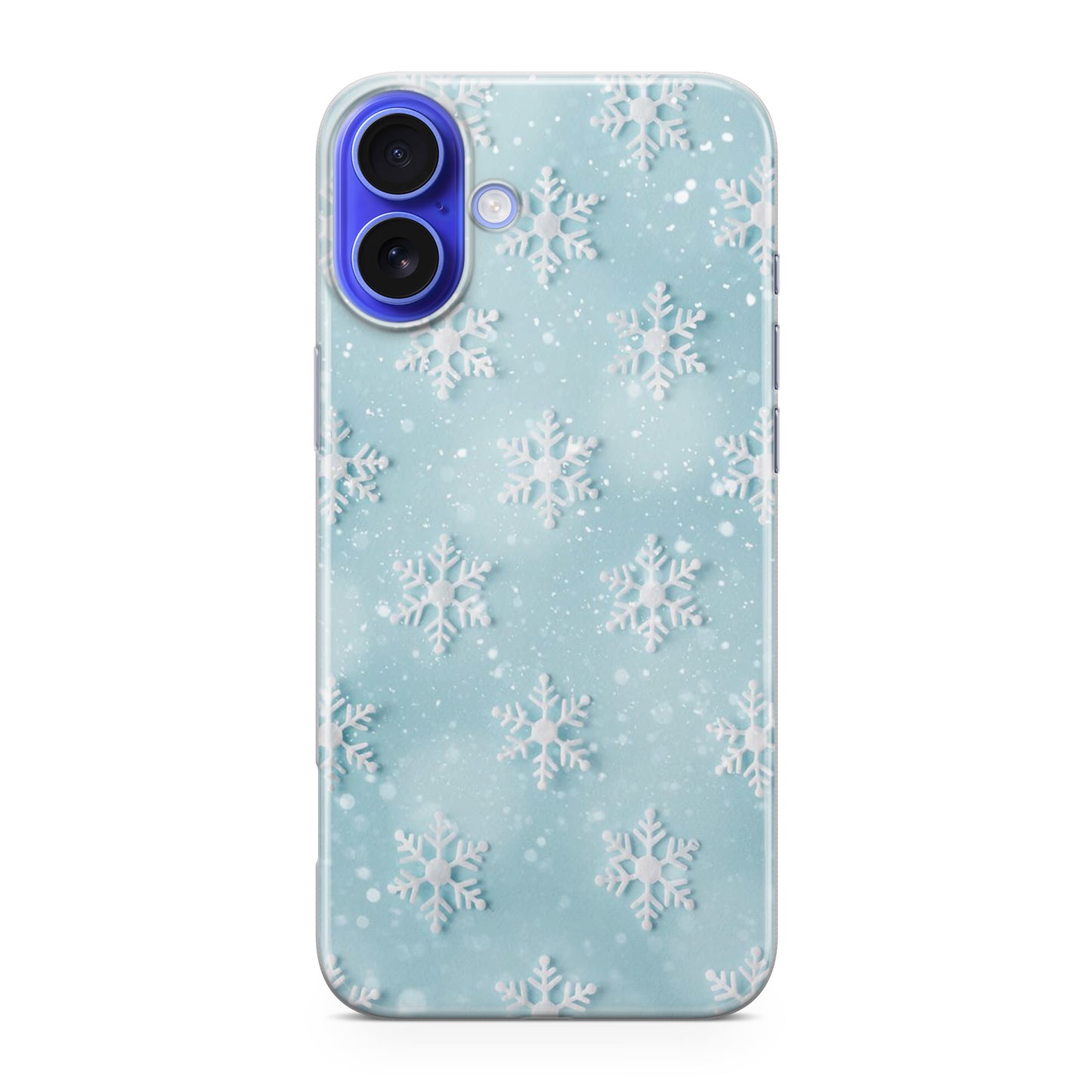 Snowflakes Pattern iPhone 16 / 16 Plus Case