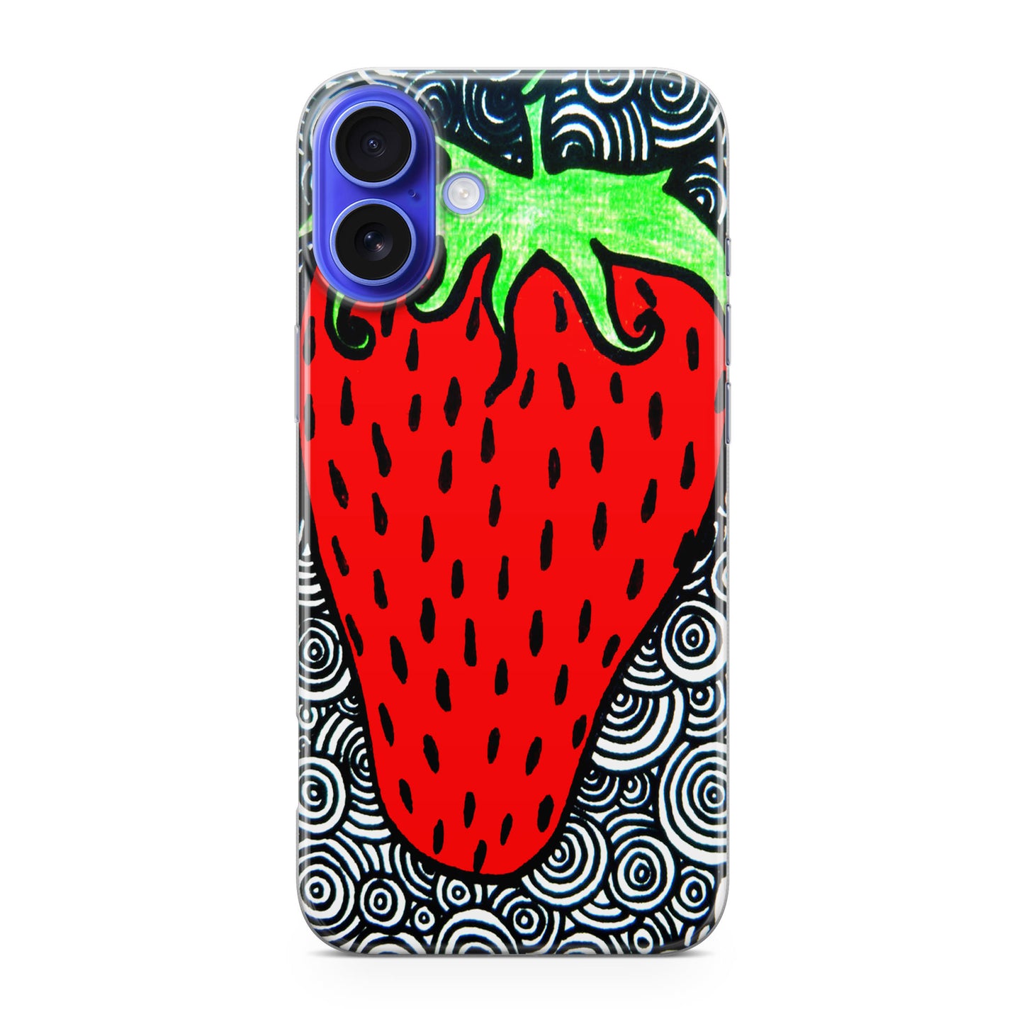 Strawberry Fields Forever iPhone 16 / 16 Plus Case