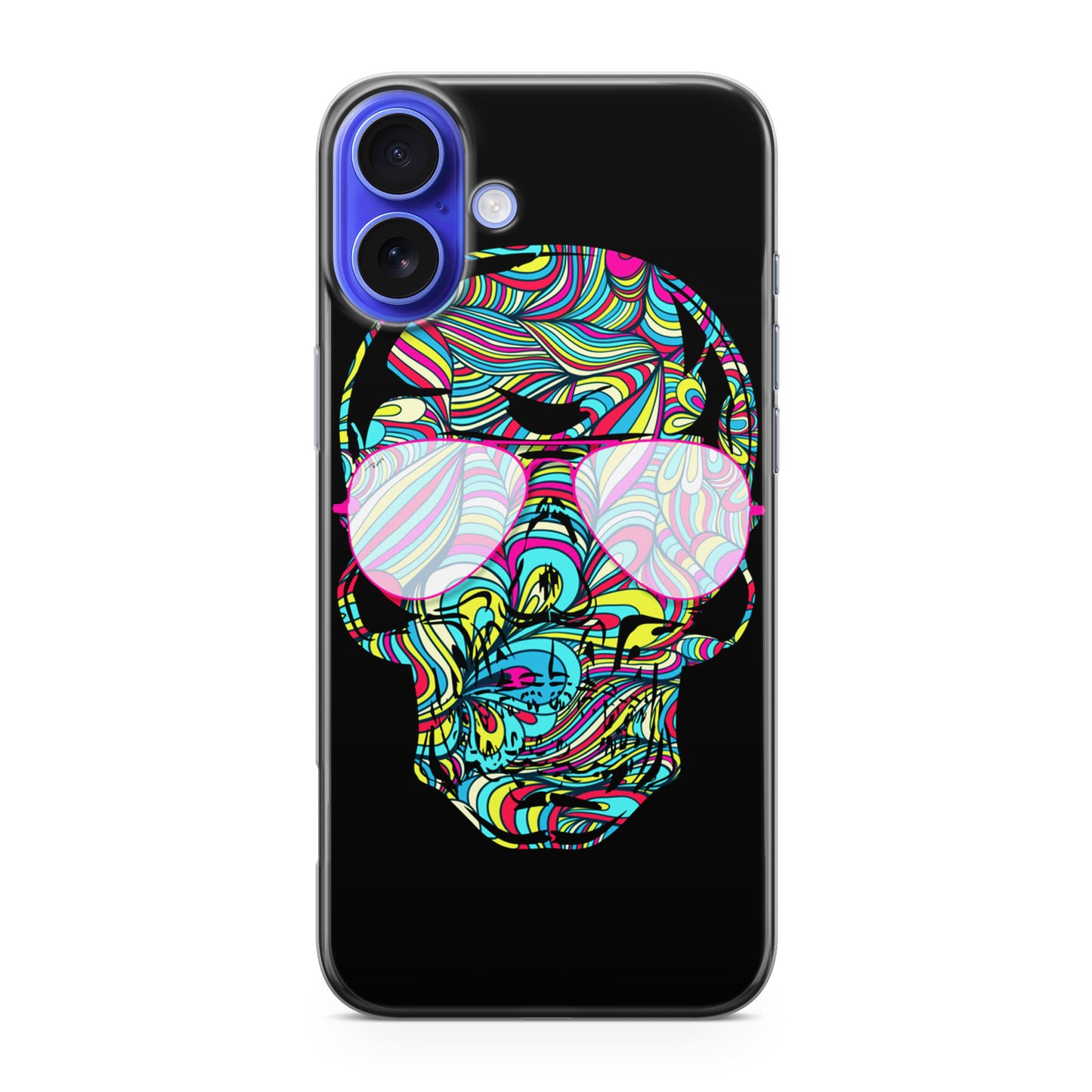 Stylish Skull iPhone 16 / 16 Plus Case