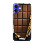 Unwrapped Chocolate Bar iPhone 16 / 16 Plus Case