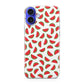 Watermelon Fruit Pattern White iPhone 16 / 16 Plus Case