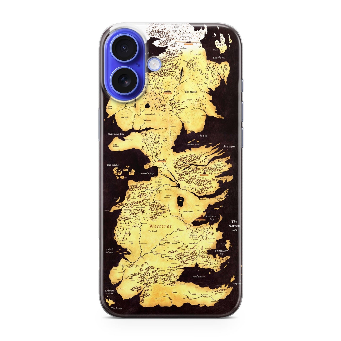 Westeros Map iPhone 16 / 16 Plus Case