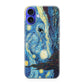 Witch on The Starry Night Sky iPhone 16 / 16 Plus Case