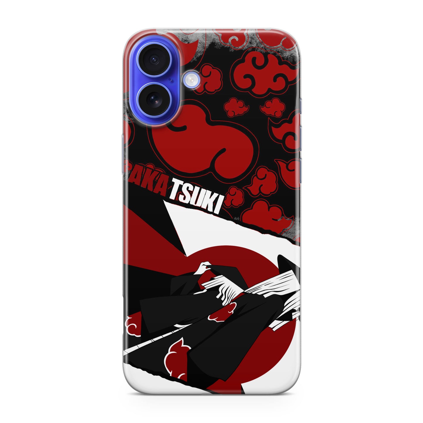 Akatsuki Clouds Pattern iPhone 16 / 16 Plus Case