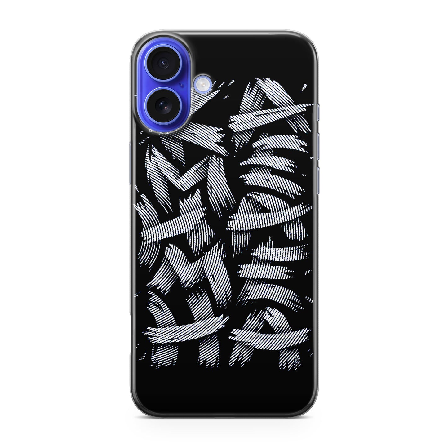 Dragon Ball Kamehameha Font Art iPhone 16 / 16 Plus Case