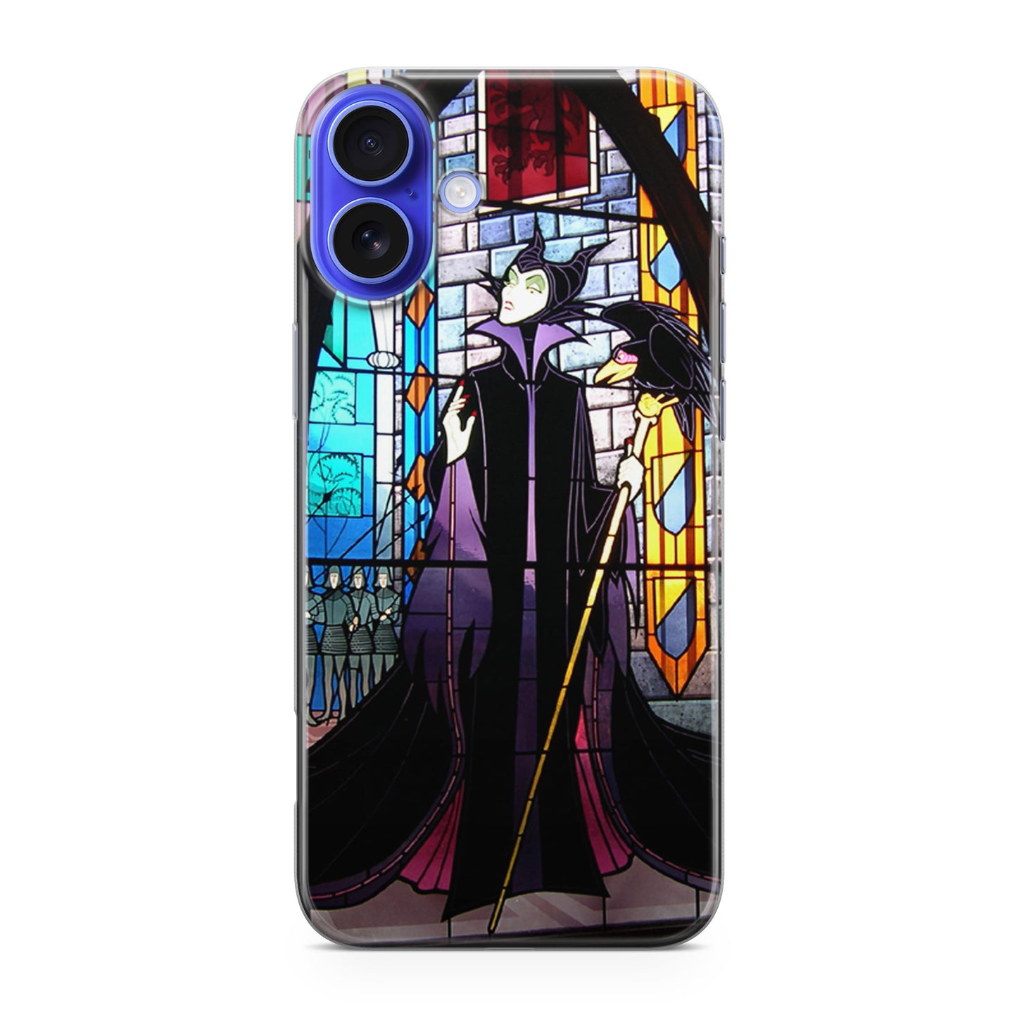 Maleficent Sleeping Beauty Glass Art iPhone 16 / 16 Plus Case