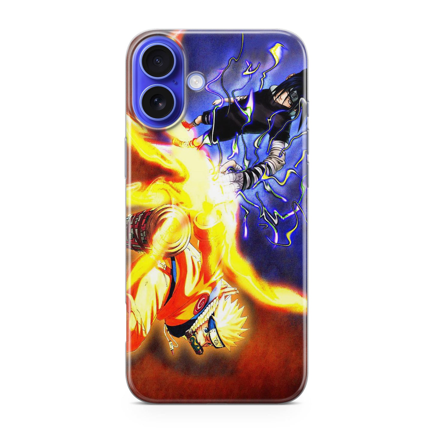 Naruto Vs Sasuke iPhone 16 / 16 Plus Case