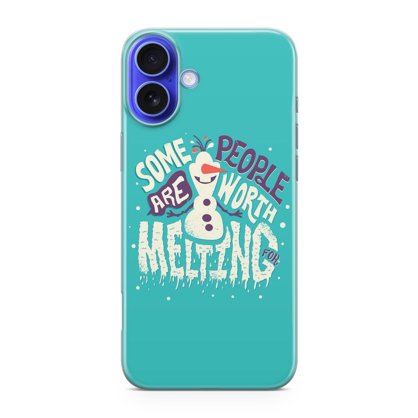 Olaf Frozen Is Melting iPhone 16 / 16 Plus Case