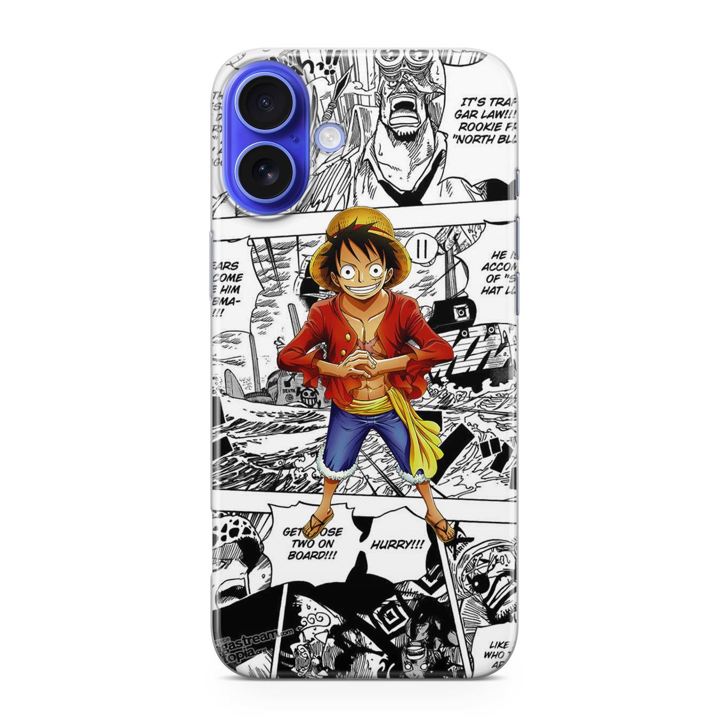 One Piece Luffy Comics iPhone 16 / 16 Plus Case