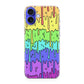 Pastel Kawaii Melting Rainbow iPhone 16 / 16 Plus Case