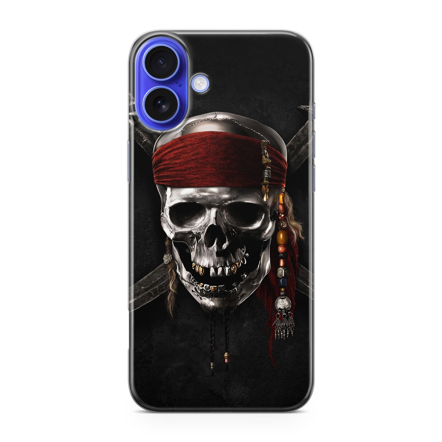 Pirates Of Carribean Skull iPhone 16 / 16 Plus Case