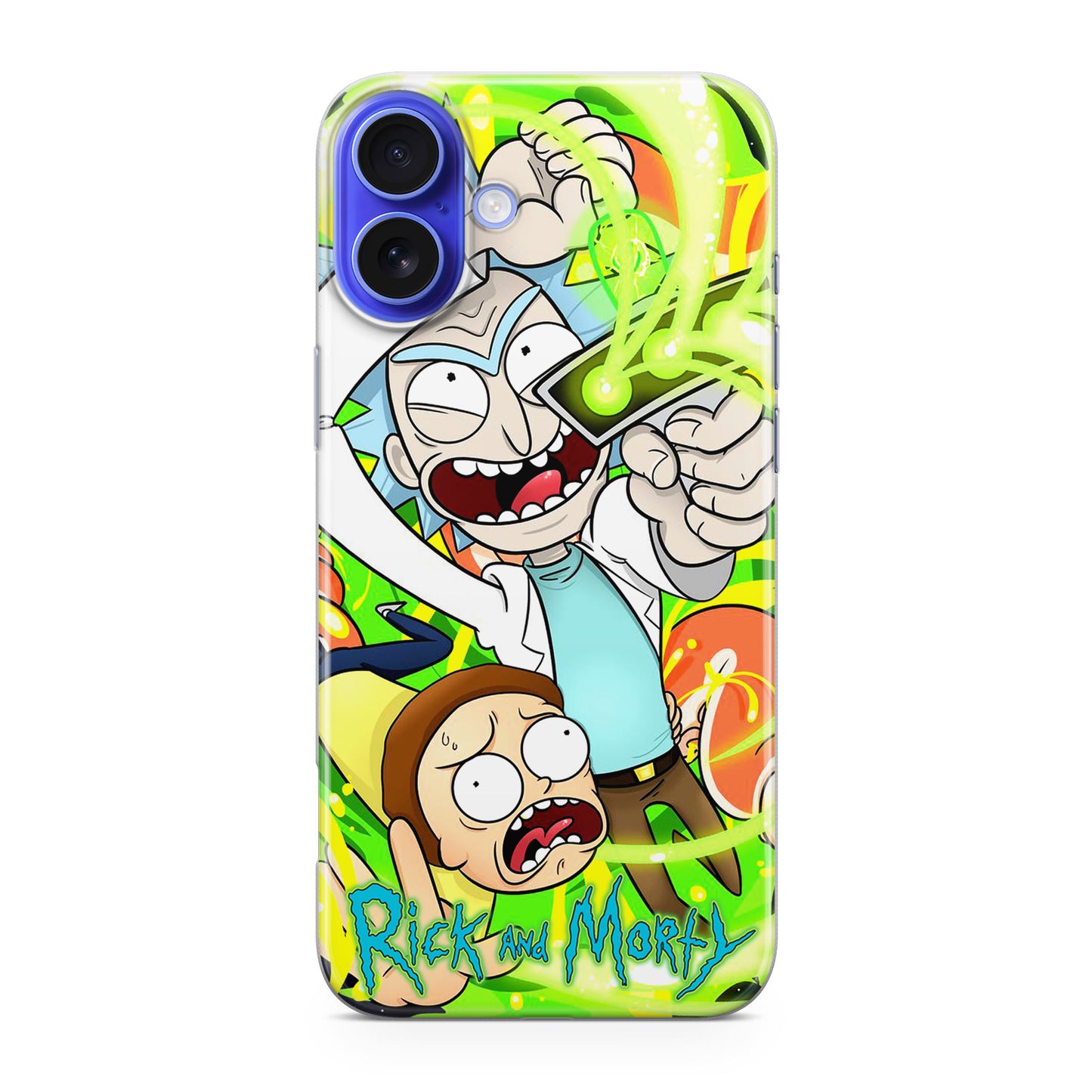 Rick And Morty Shoot Portal Gun iPhone 16 / 16 Plus Case