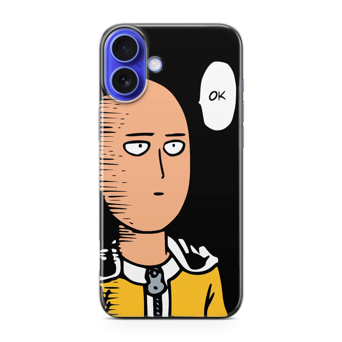 Saitama Poker Face iPhone 16 / 16 Plus Case