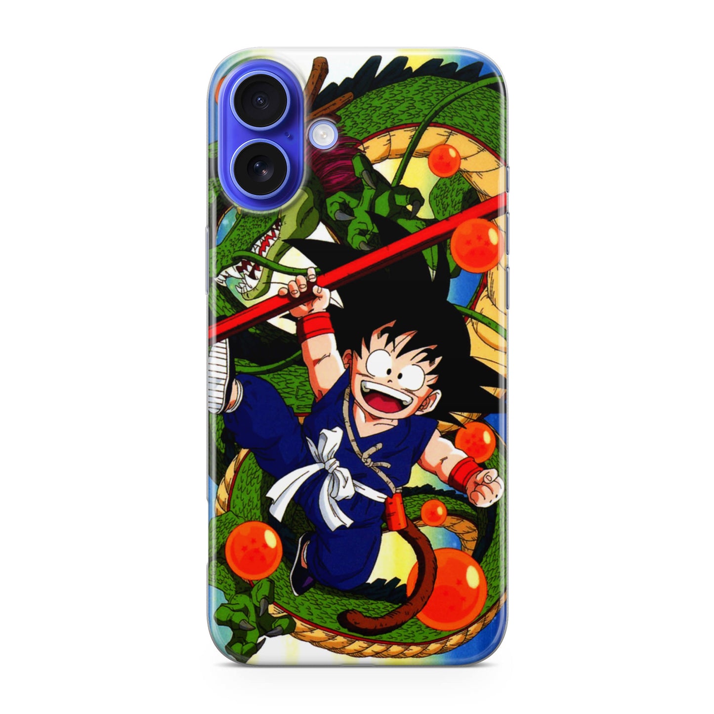 Shenlong And Little Goku Dragon Ball iPhone 16 / 16 Plus Case