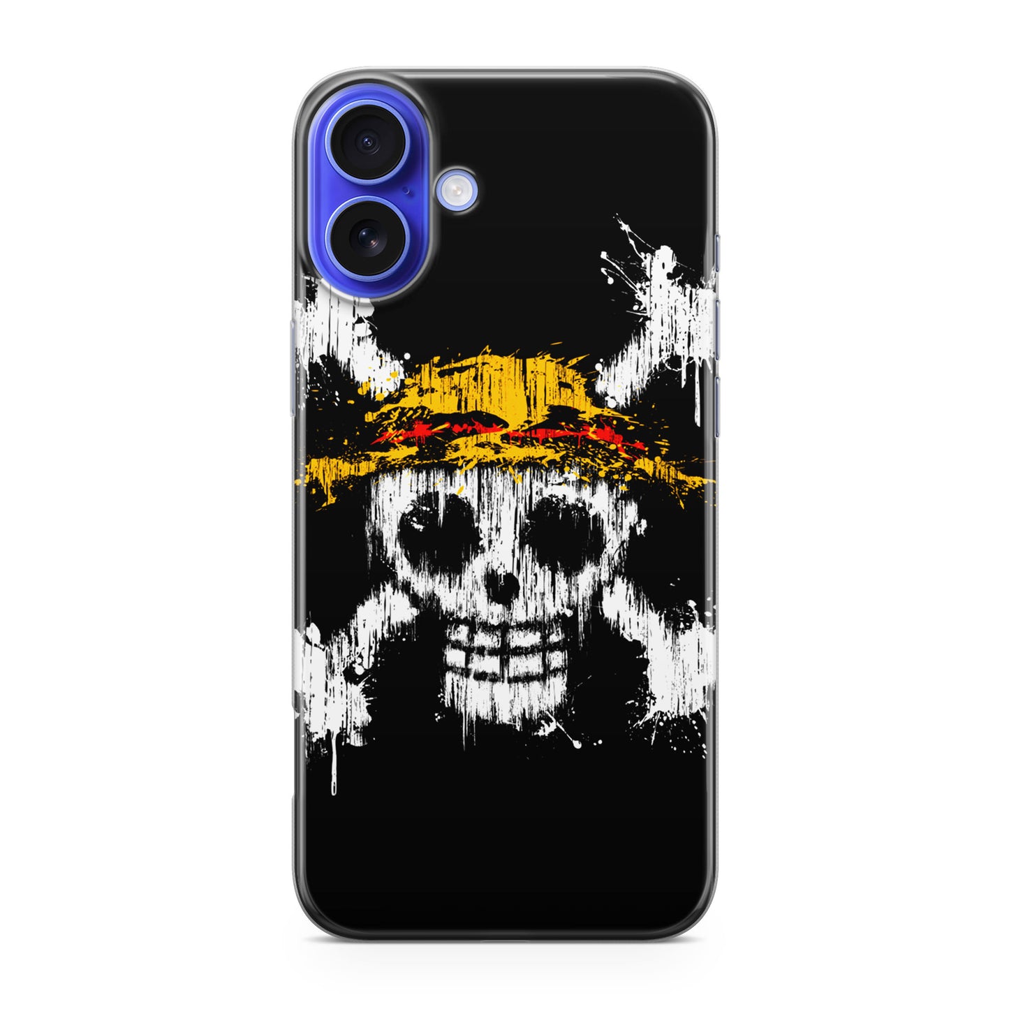 Straw Hat Pirate Logo Paint iPhone 16 / 16 Plus Case