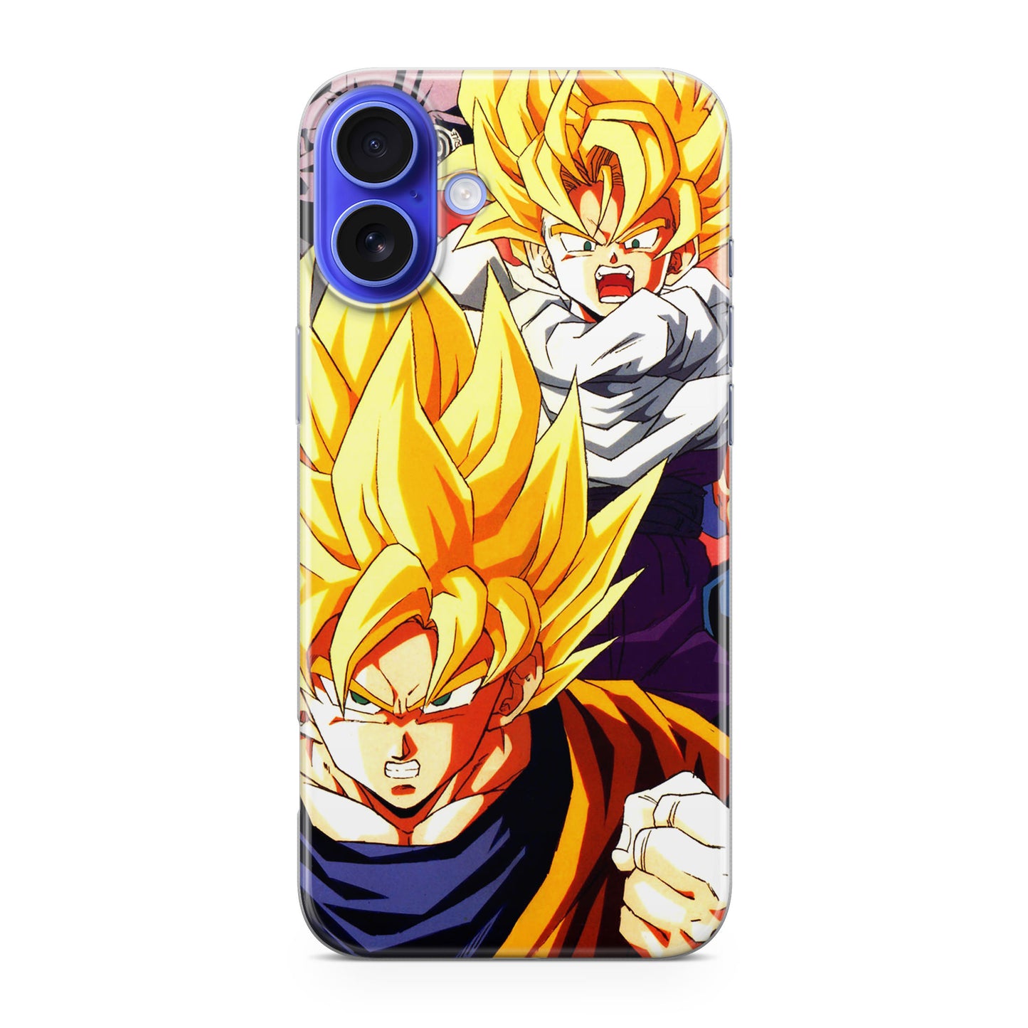 Super Saiyan Goku And Gohan iPhone 16 / 16 Plus Case