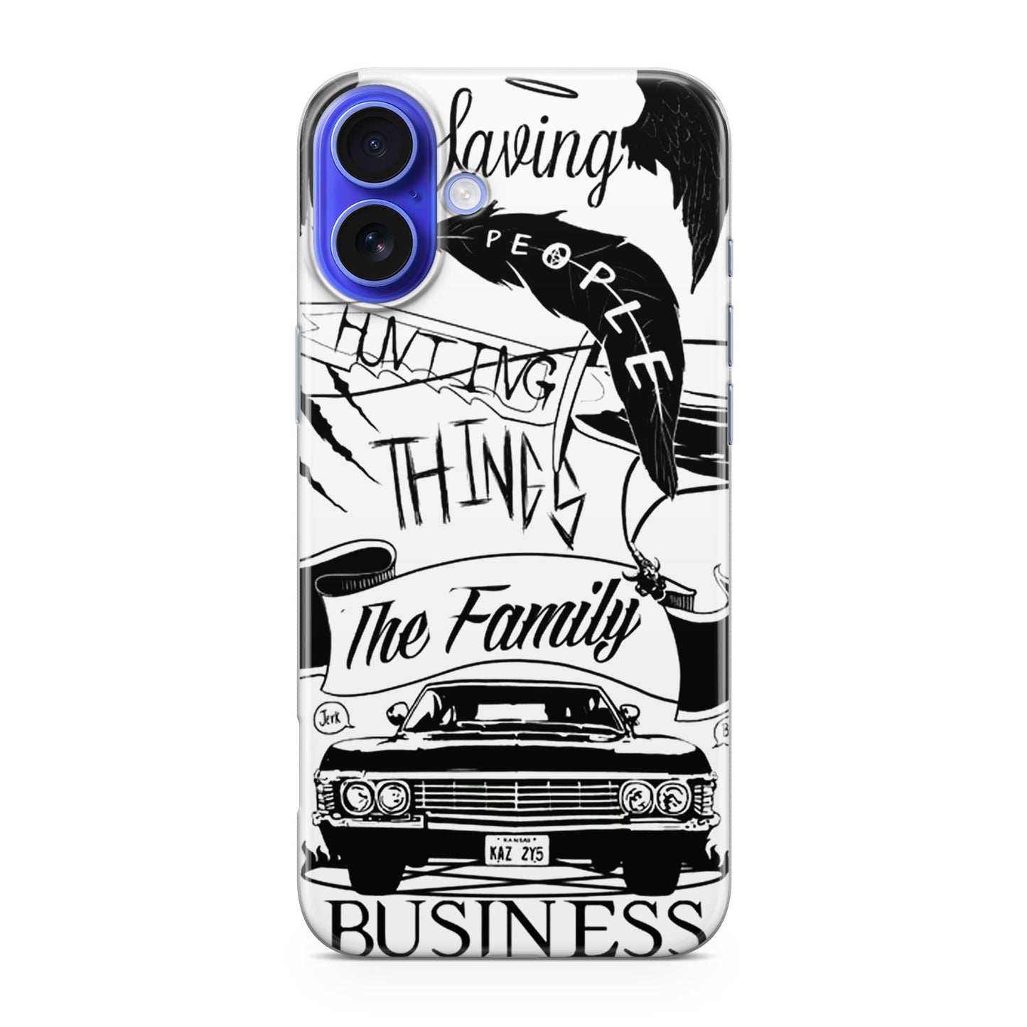 Supernatural Family Business Saving People iPhone 16 / 16 Plus Case