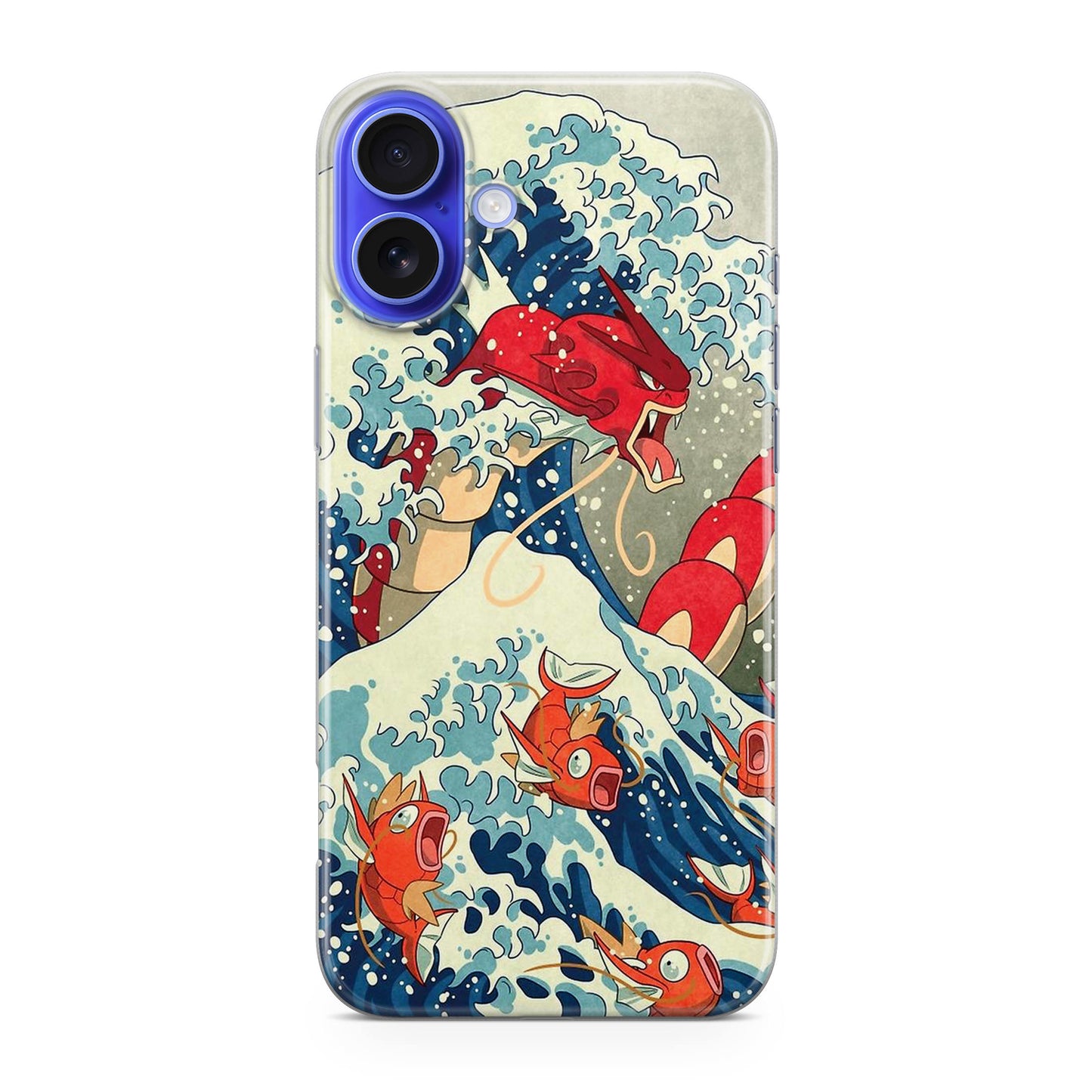 The Great Wave Of Gyarados iPhone 16 / 16 Plus Case