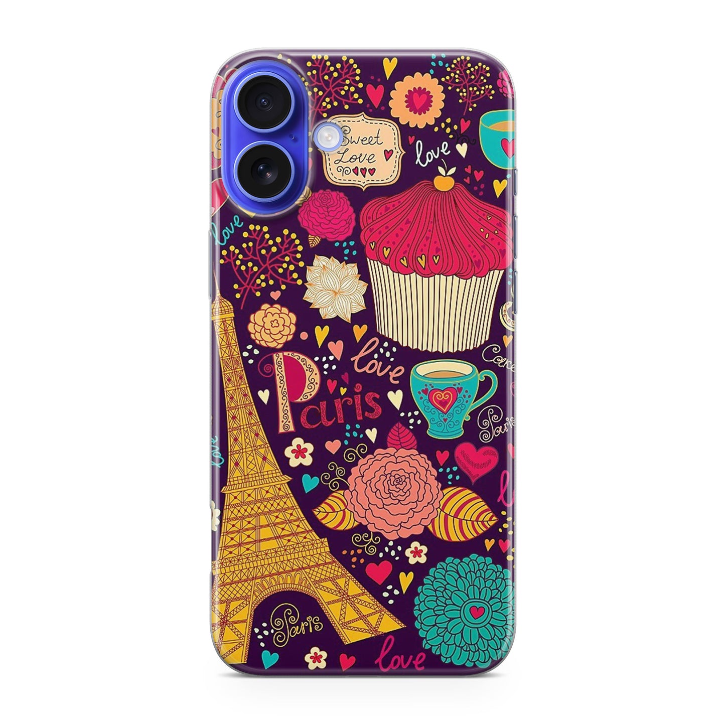 Vintage Love In Paris iPhone 16 / 16 Plus Case