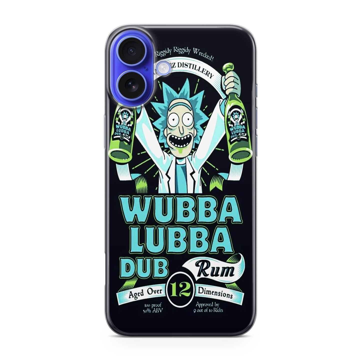 Wubba Lubba Dub Rum iPhone 16 / 16 Plus Case