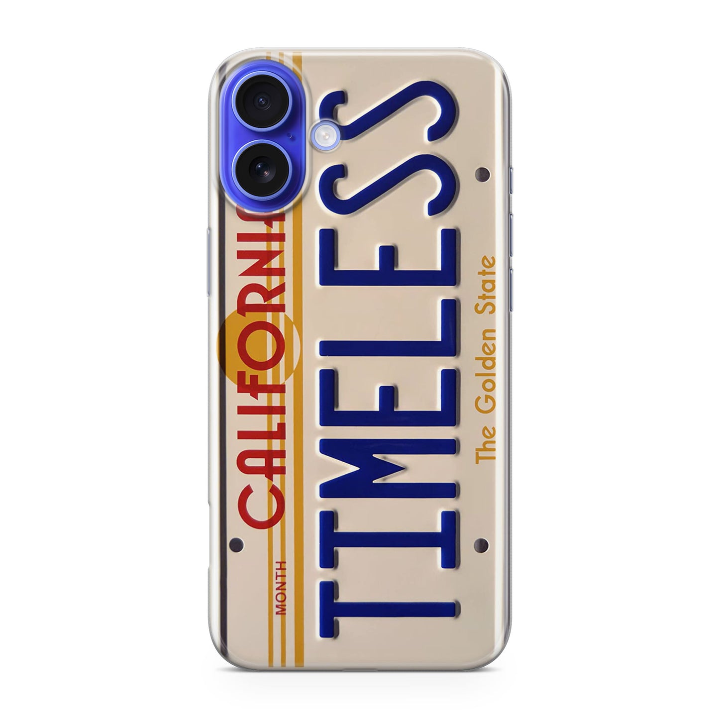 Back to the Future License Plate Timeless iPhone 16 / 16 Plus Case