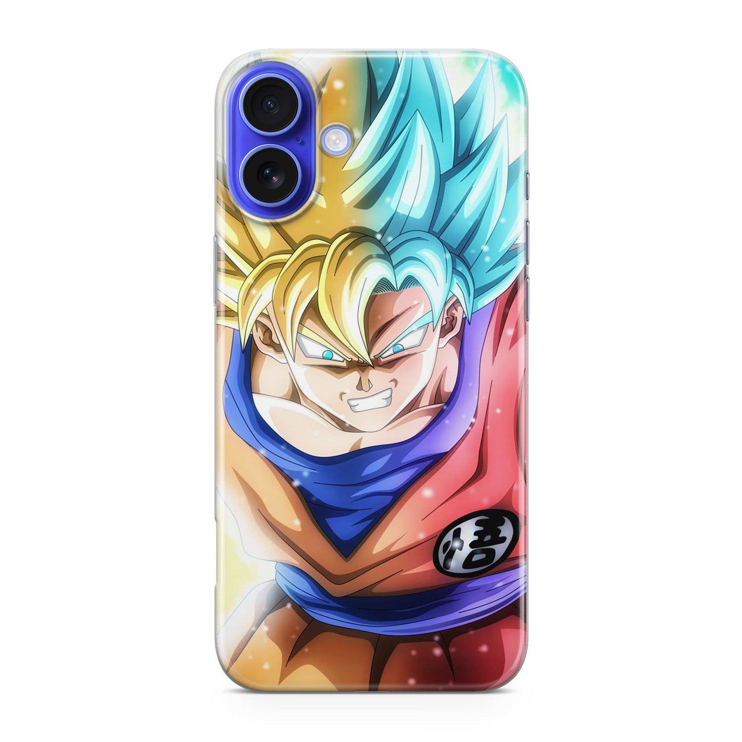 Goku SSJ 1 to SSJ Blue iPhone 16 / 16 Plus Case