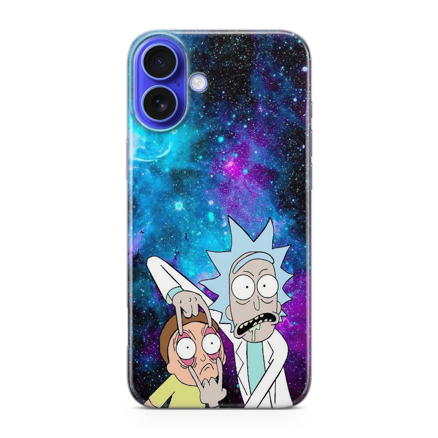 Rick And Morty Open Your Eyes iPhone 16 / 16 Plus Case